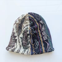 Image 2 of Upcycled Reversible Beanie Cotton Blend 12
