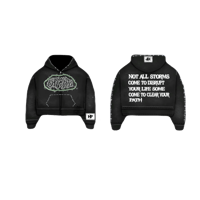HP21 quote zip up hoodie 