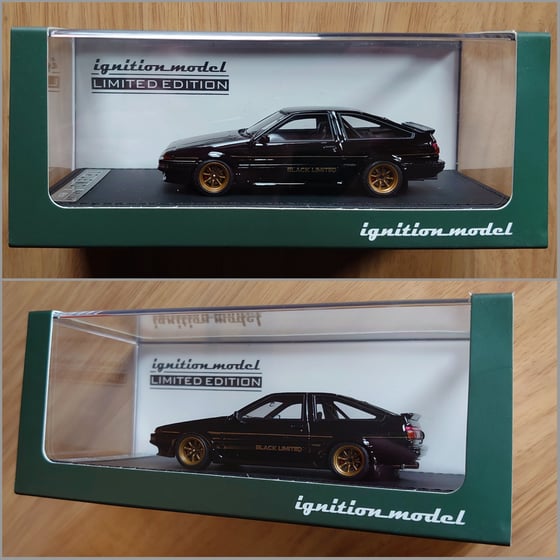 Image of 1/43 Black Limited AE86 Ignition Model 