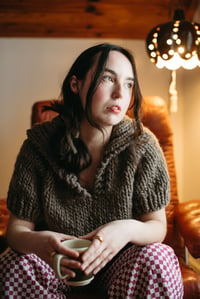 Image 4 of Loring Sweater (shown Highland Peruvian Wool in Walnut + more colours)