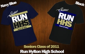 Image of Run HHS Senior Tee