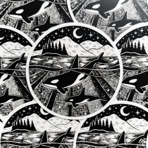 Sticker Orcas
