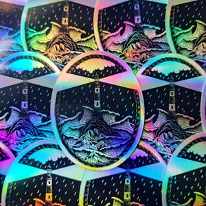 Holographic Sticker Lighthouse