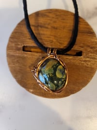 Image 2 of Ocean jasper pendant cord 