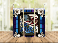 20 oz American Flag Tumbler