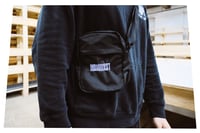 PURPLE AND BLACK "INDIGHXST" SIDE BAG