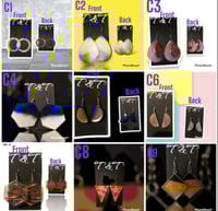 RESIN \CLAY EARRINGS.