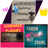 HOMEMADE PLAQUES.