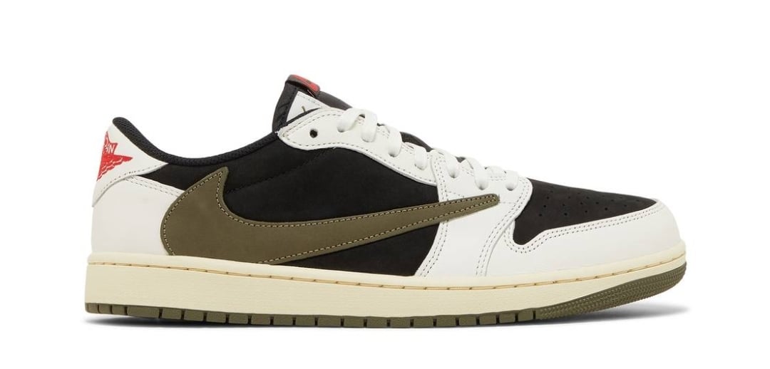 Image of 2023 Travis Scott x Jordan 1 low "Olive" 🌵🍸