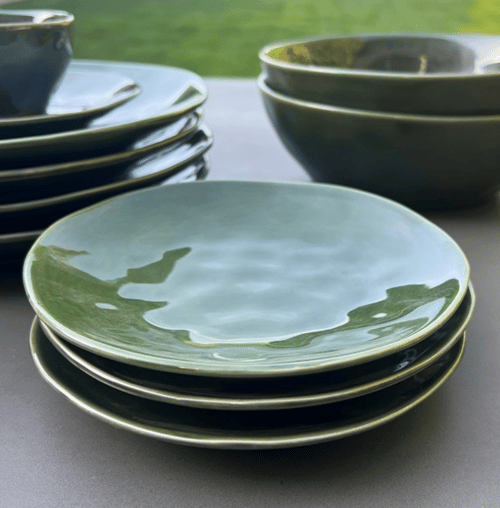 Image of Forest Green Side Plate 