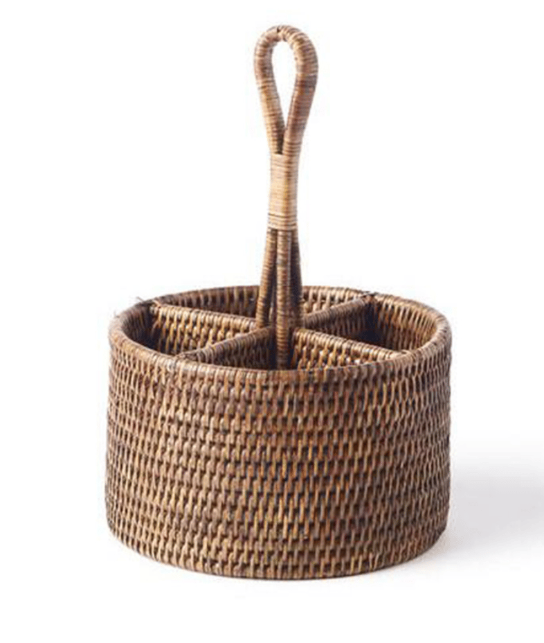 Image of Rattan Cutlery Holder 