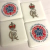Limited edition coronation coasters