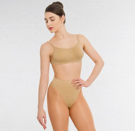 Image of Dance Bra with clear back