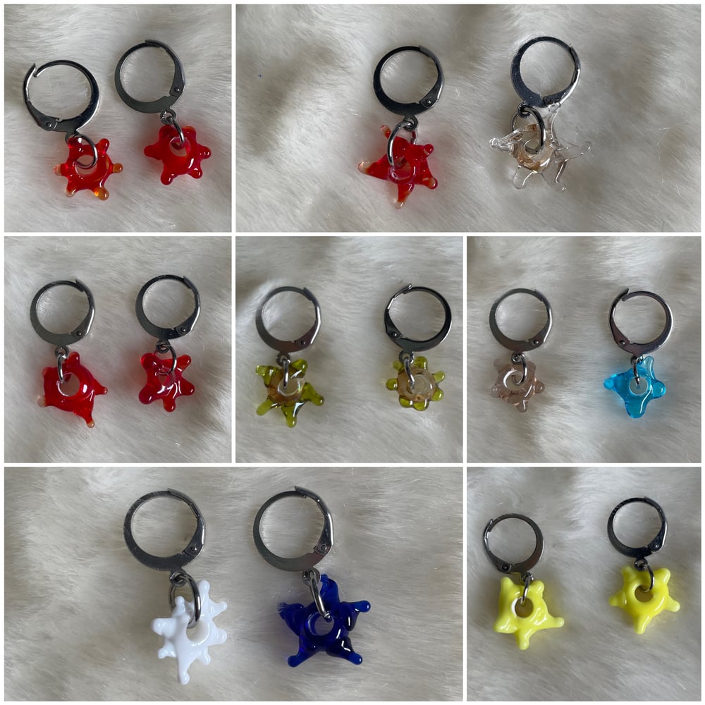 Image of lampwork earrings