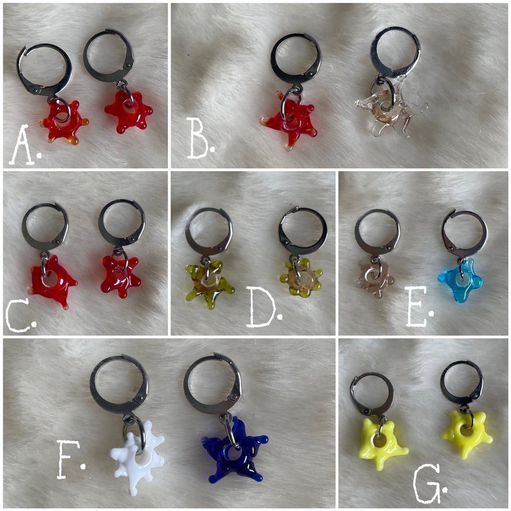 Image of lampwork earrings