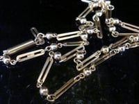 Image 1 of EDWARDIAN 9CT ORNATE CHAIN MARKED 9CT WITH TAG AND BARREL CLASP 16 INCHES 5.4g