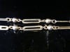 EDWARDIAN 9CT ORNATE CHAIN MARKED 9CT WITH TAG AND BARREL CLASP 16 INCHES 5.4g