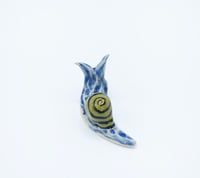 Image 1 of Small Blue & Green Snail