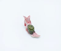 Image 1 of Small Rose & Green Snail 