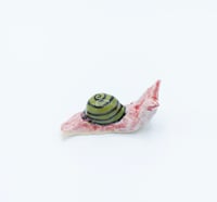 Image 3 of Small Rose & Green Snail 