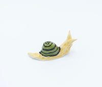 Image 3 of Small Yellow & Green Snail