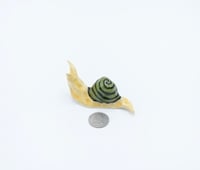 Image 2 of Small Yellow & Green Snail