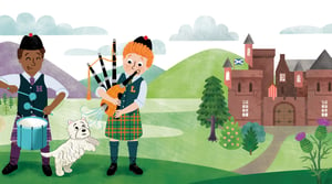 Image of Signed Copy - There's a Hole in My Bagpipes, Wee Hamish, Wee Hamish