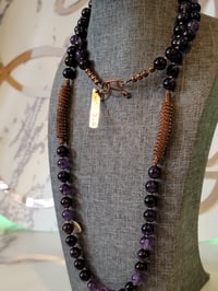 Image 1 of Conduction coil necklace in amethyst 