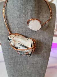 Image 2 of The Empress choker in tourmaline quartz 