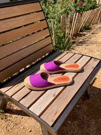 Image 2 of Closed Toe Slippers - Violet