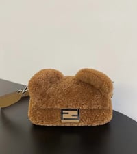 Image 1 of BROWN BEAR PURSE