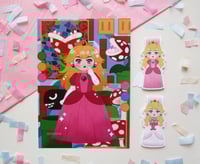 Image 1 of PEACH BOOKMARKS + PRINT