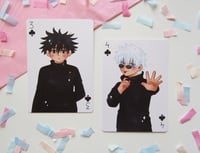 Image 1 of GOJO AND MEGUMI POKER CARDS
