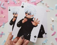 Image 2 of GOJO AND MEGUMI POKER CARDS