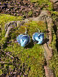 Image 1 of Indigo Milkcap Earrings