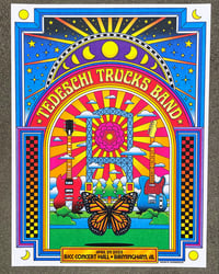 Image 1 of Tedeschi Trucks Band • Birmingham, Alabama • 18x24 screen printed poster