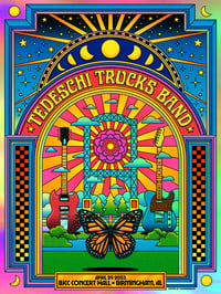 Image 4 of Tedeschi Trucks Band • Birmingham, Alabama • 18x24 screen printed poster