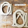 Singles & Mixed Bag Layout Frames (set of 6 or 5)