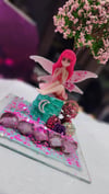 Enchanted Fairy Phone Holder (pink hair)