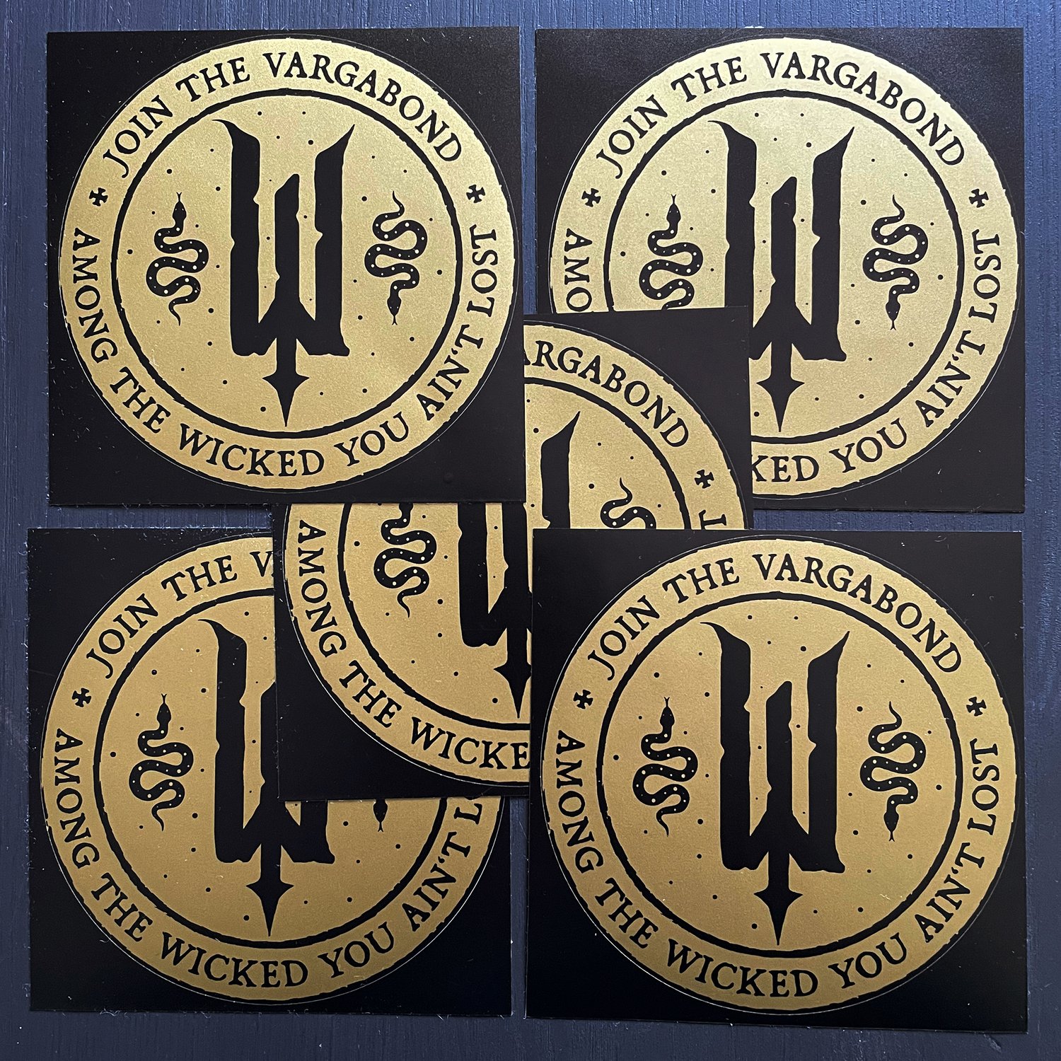 Image of Vargabond - Patch & Sticker (Bundle)