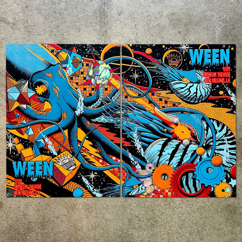 Image of Ween New Orleans Lava Foil Posters