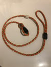 6mm Premium Rope Slip Lead -Rusty Orange