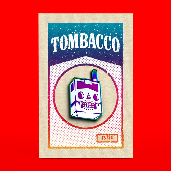 Image of Tombacco Enamel Pin Badge - Lysergic Edition