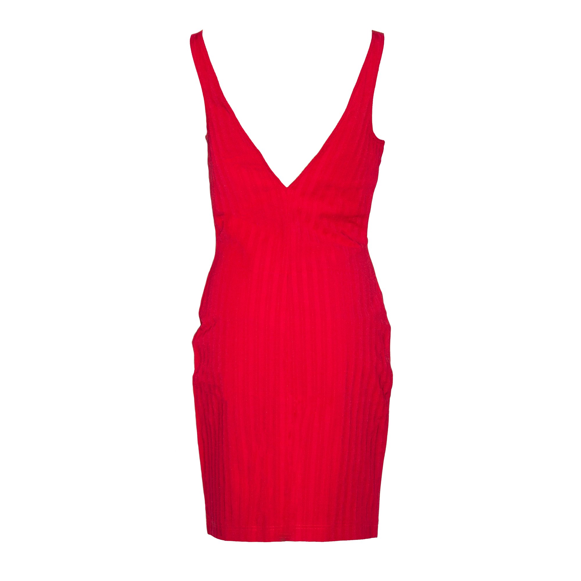 Image of  Versace Jeans Couture 1995 Bodycon Dress Red 