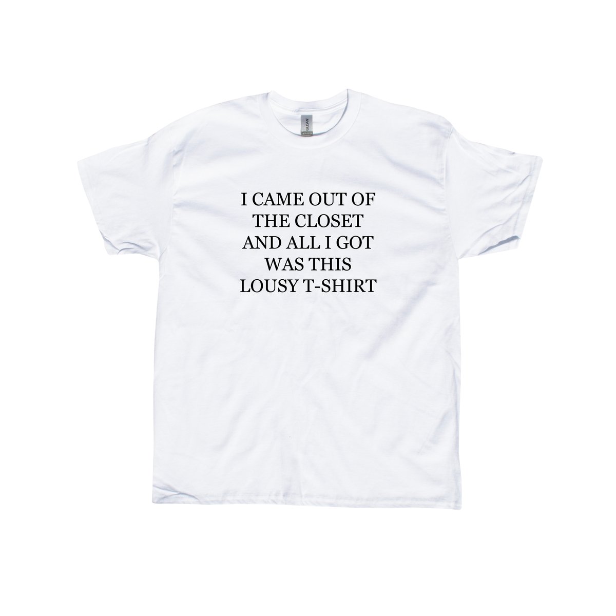 Image of I CAME OUT OF THE CLOSET AND ALL I GOT WAS THIS LOUSY T-SHIRT