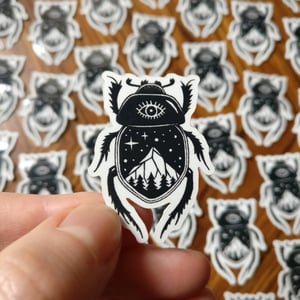 Mini Sticker Eye and Mountain Beetle