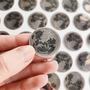 Mini Sticker Full Moon - Mirror effect
