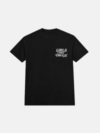 Image 2 of GIRLS ARE DRUGS® TEE - BLACK & WHITE