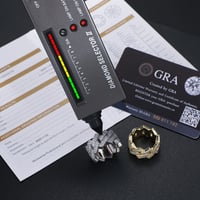 Image 3 of Moissanite Diamond Hip Hop Cuban Ring