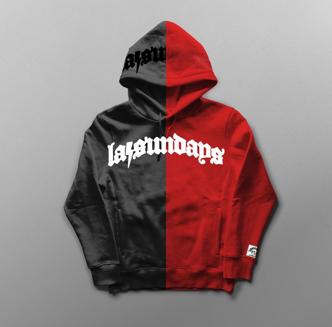 Red lava hot sale blocks hoodie